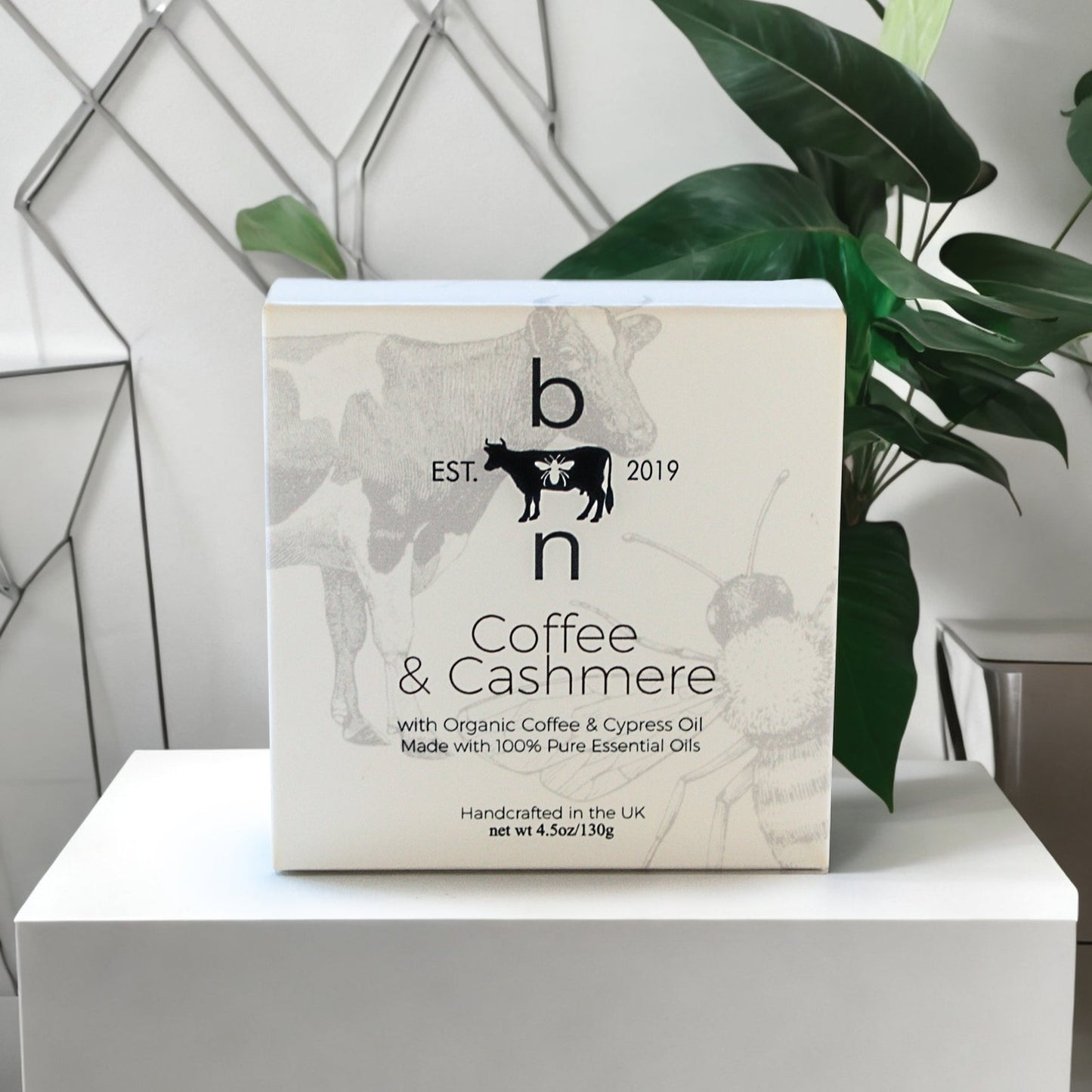 Organic Coffee & Cashmere Tallow Soap bar