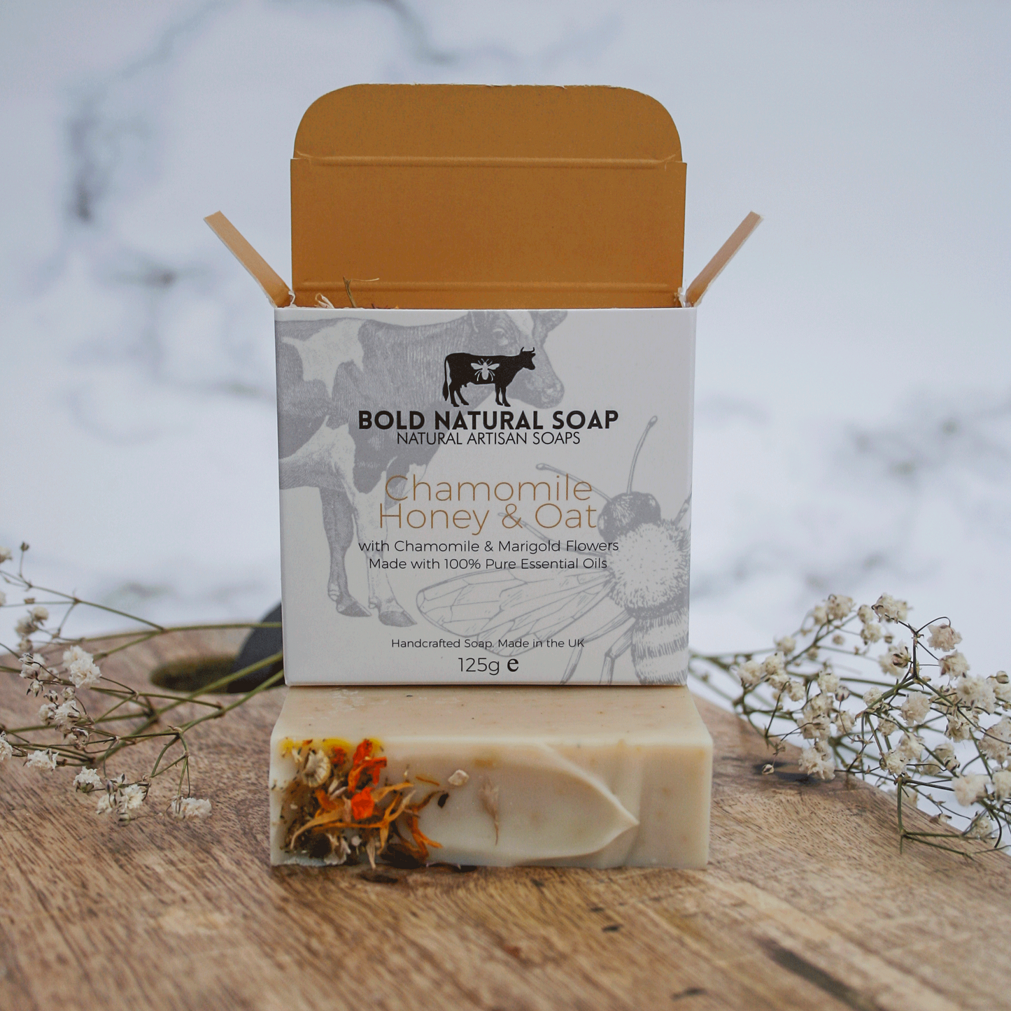 Chamomile, Honey & Oat Tallow Soap bar