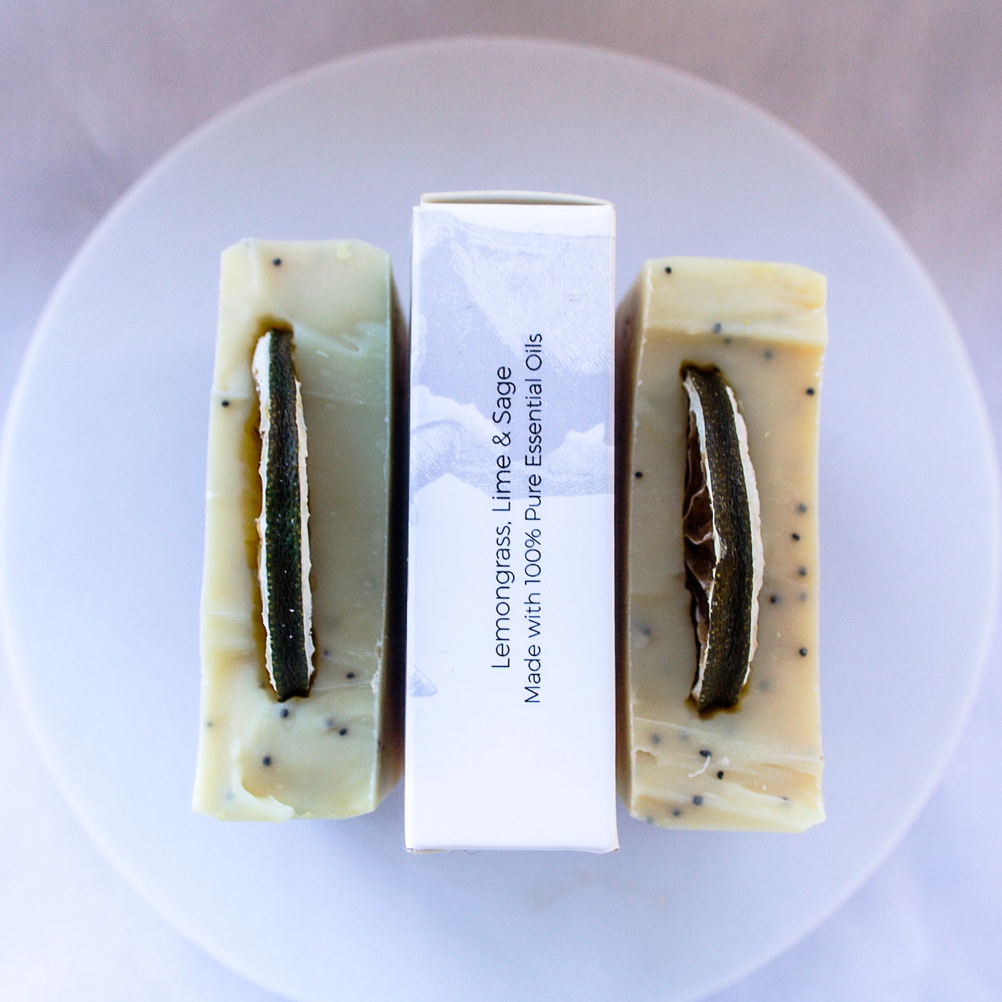 Lemongrass & Poppyseed Tallow Soap bar